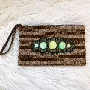 “About Color” Beaded Clutch Bag